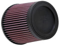 & Universal Clamp-On Engine Air Filter: Washable and Reusable: Round Tapered; 2.5 in (64 mm) Flange ; 5.5 in (140 mm) Height; 6 in (152 mm) Base; 5 in (127 mm) Top, -4950
