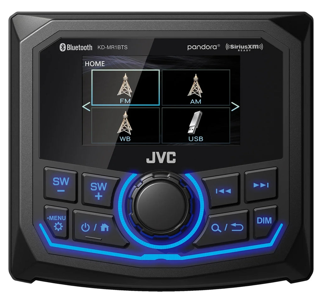 '- Waterproof Radio Compatible With Stinger Marine  Universal Marine 3" Radio Dash Kit - White
