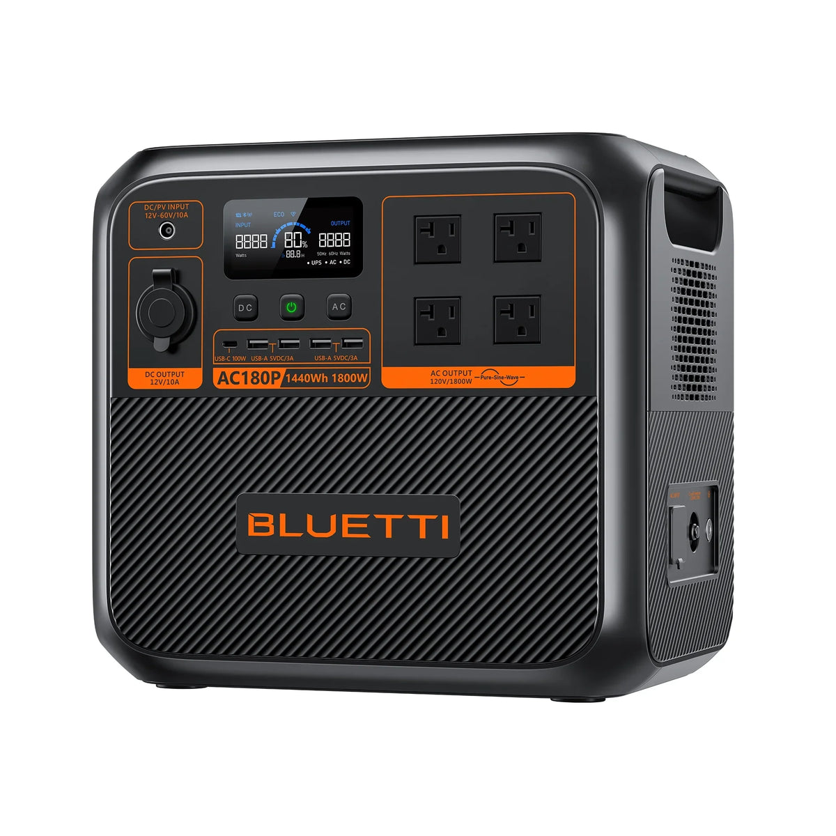 Bluetti  Power Station, 1440Wh | 1800W Portable Solar Generator for Off-Grid Living