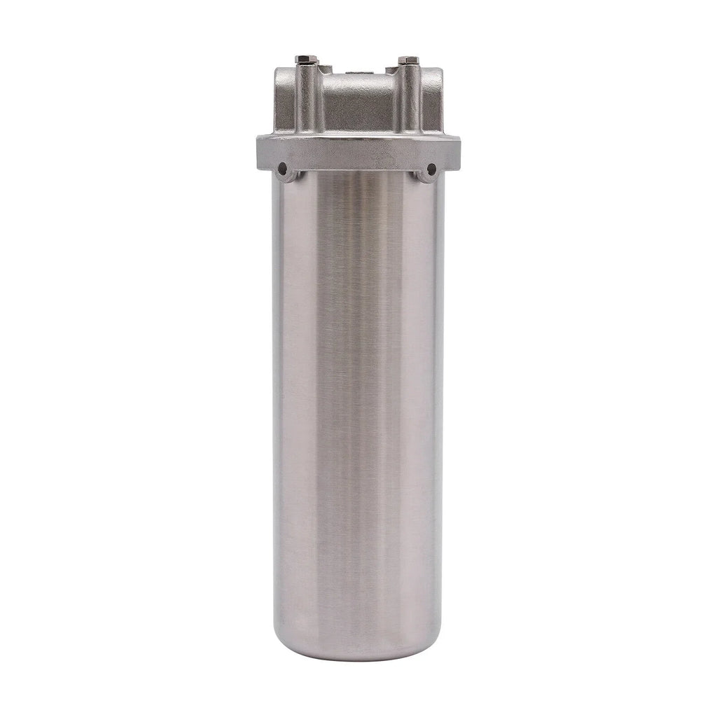 Water Filter Housing For 10" Cartridges 3/4" Npt 304 Stainless Steel Heavy Duty