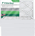 Filterbuy 12x18x4  8 Pleated   Furnace Air Filters (5-Pack)