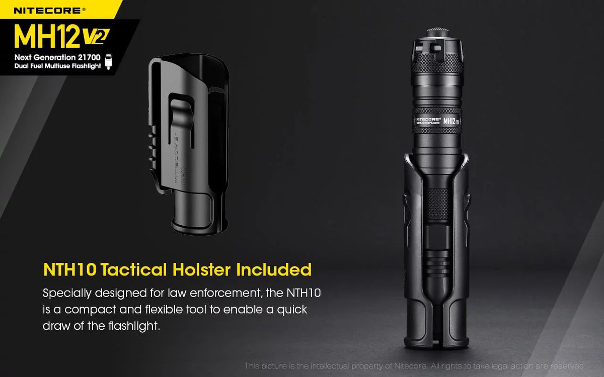 Combo: Nitecore    -   Flashlight -1200 Lumens -21700 Battery (Included) +  21700 4000mAh Battery