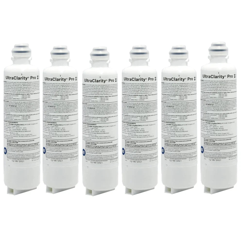 Bosch Ultra Clarity Pro  Refrigerator Water Filter,High compatibility 6 Pcs