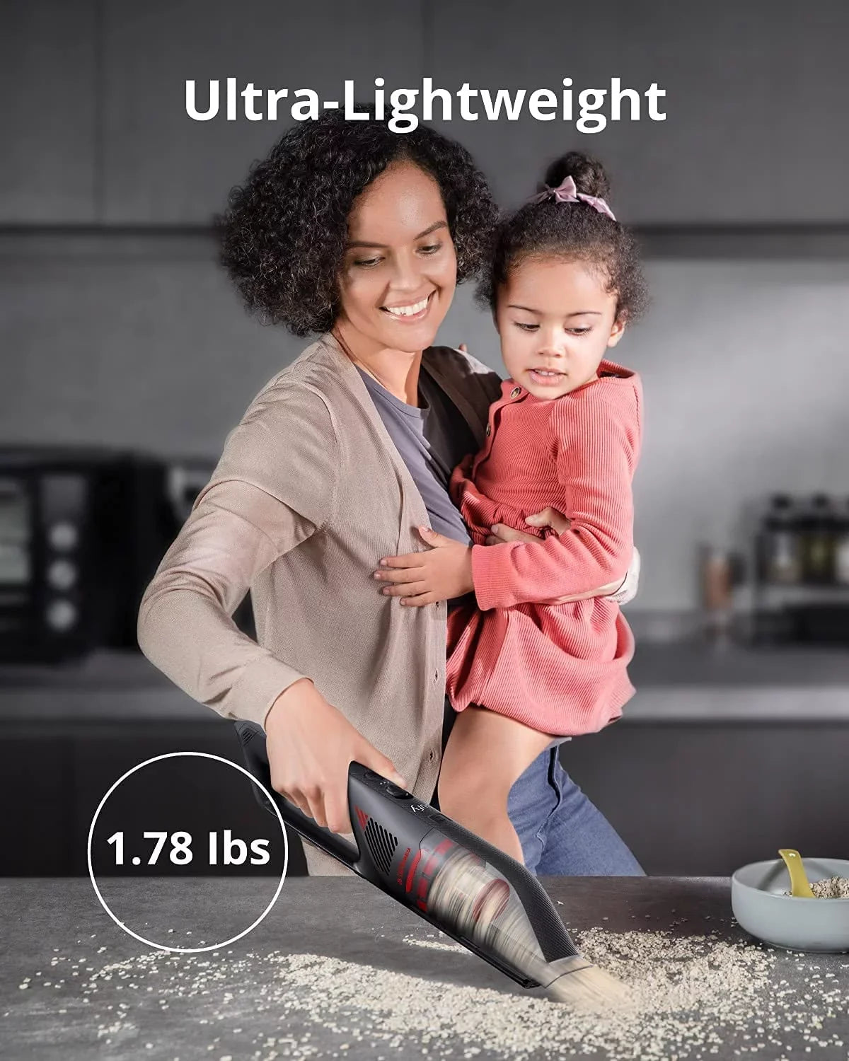 Anker eufy HomeVac  Venture, Cordless Car Vacuum, 80AW, 16kPa, Strong Suction Power, Handheld Vacuum Cleaner