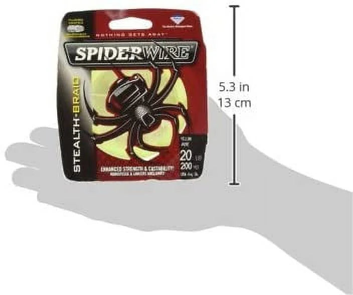 SpiderWire Stealth® Superline, Hi-Vis Yellow, 80lb | 36.2kg Fishing Line