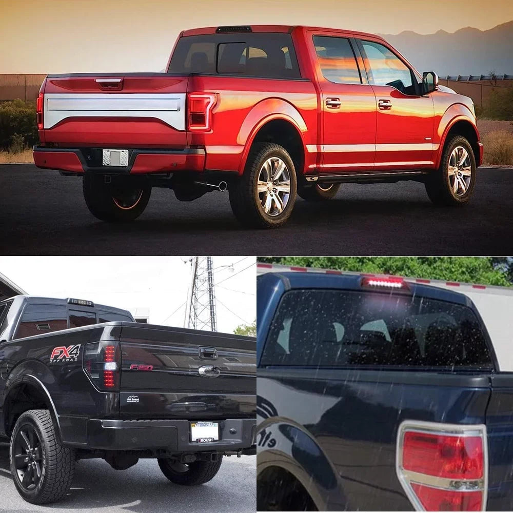 The 3rd Brake Light/Rear Cargo Light Smoked For 2009-2014 Ford , Power Saving,  Waterproof