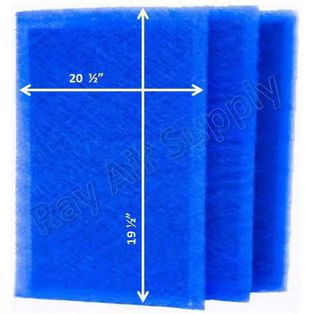 22x22 Replacement Filter Pads Compatible with MicroPower Guard Air Cleaner (3 Pack)