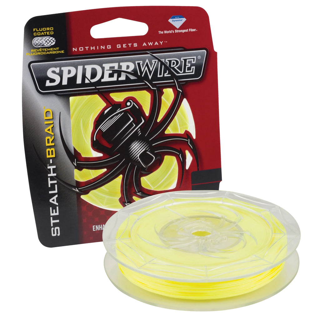 SpiderWire Stealth® Superline, Hi-Vis Yellow, 80lb | 36.2kg Fishing Line