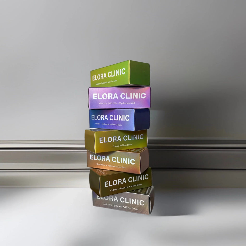 Elora Clinic 20 Niacinamide Serum - Niacinamide 20% + Hyaluronic Acid - Hydrating Hyaluronic acid + 20 Niacinamide Serum - Oil Free - Water Based