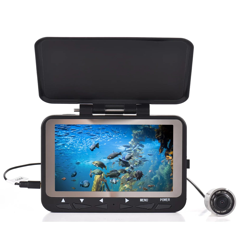 1200TVL Underwater Fishing Camera Fish Finder, 4.3''  , Night Vision, Ice Boat Fishing