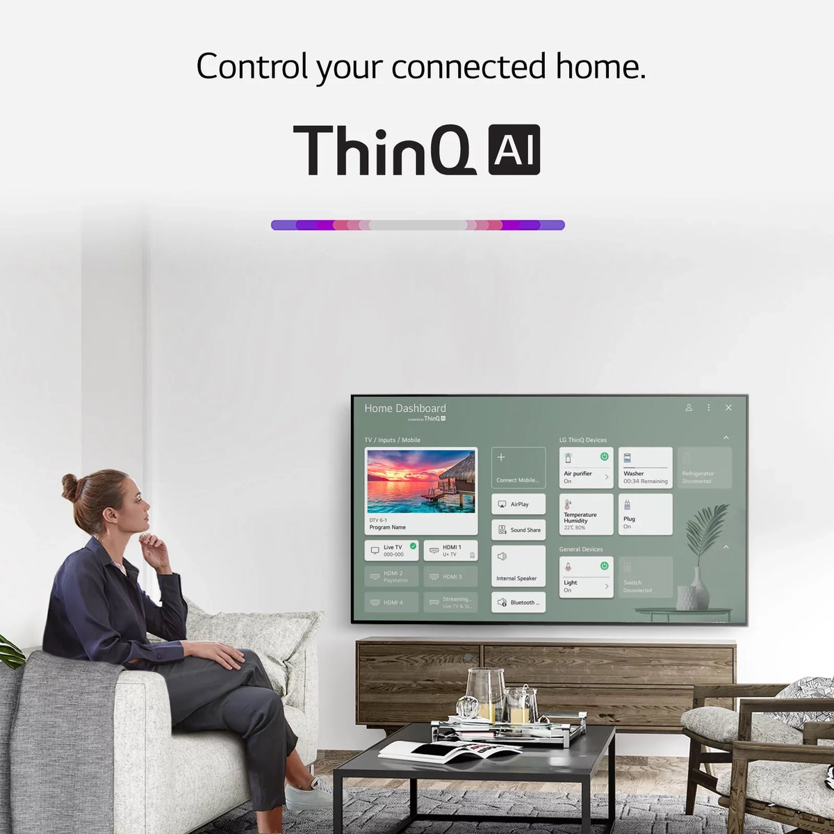 65" Class 4K  Smart  with  ThinQ® NanoCell 80 Series 65NANO80UPA