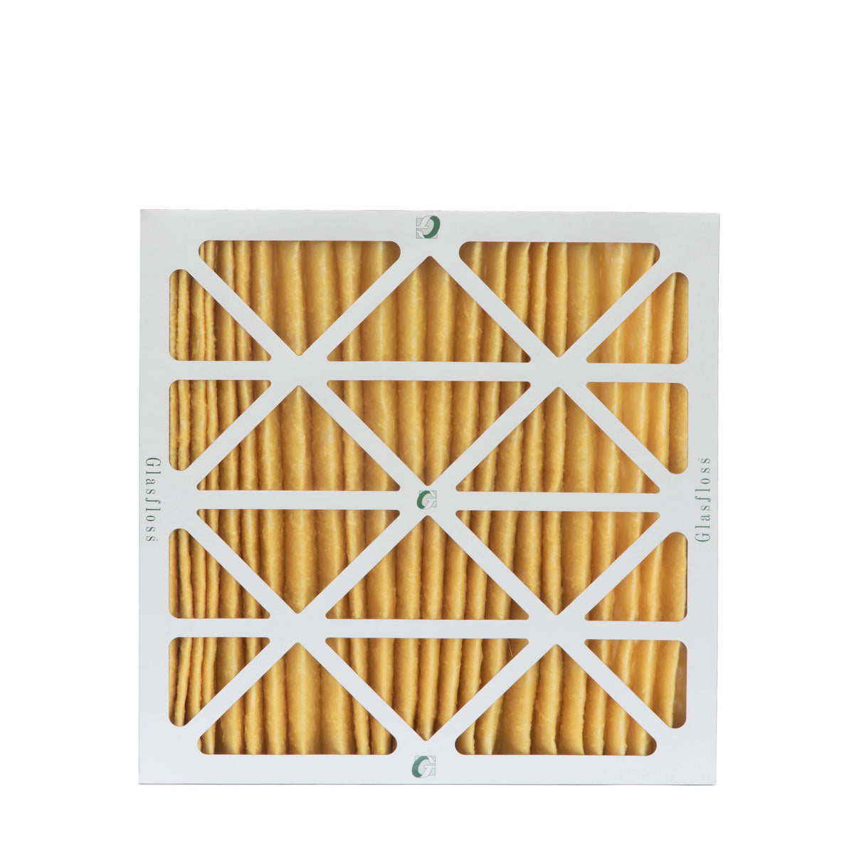 6 Pack of 14x14x1  11 Pleated Air Filters by Glasfloss. Actual Size: 13-1/2 x 13-1/2 x 7/8