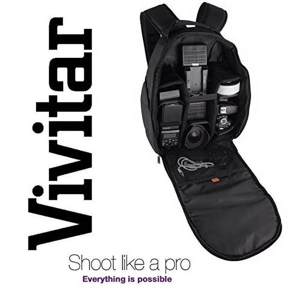 Pro Deluxe Vivitar Backpack Case Camera Case Bag For Nikon