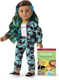 American Girl Doll #89 Hazel Eyes Brown Hair Blue Highlights Street Chic Outfit 18" Truly Me