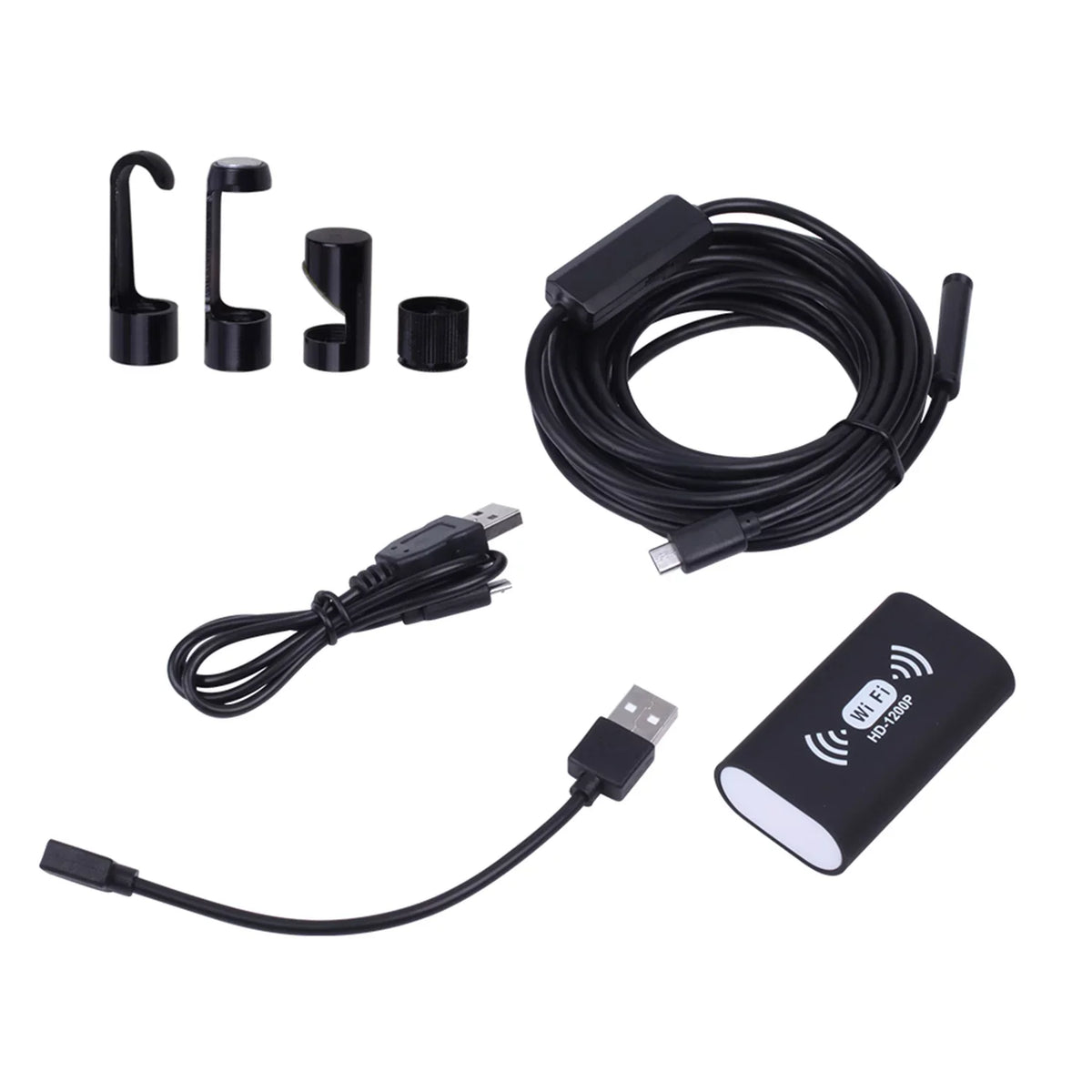 Nebublu 2.0MP Wireless Camera,  Waterproof WiFi Inspection Tool, Industrial Endoscope for iPhones, iPads, Android Devices and