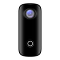 Mini Action Camera 1080P/30fps Digital Video Camera 30M Waterproof Magnetic Body Built-in Battery WiFi Connection  Sharing with Waterproof Case Back Clip Lanyard