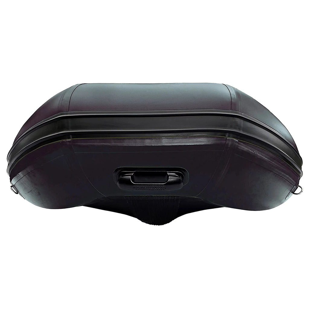 Inflatable Air Floor Fishing Boat - 8.4 Foot - Black