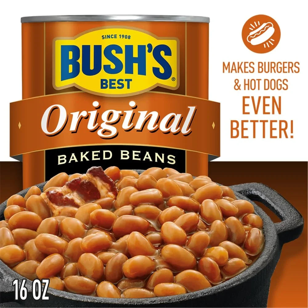 Bush, Best 16 Oz Original Baked Beans (Pack Of 12)