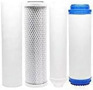 Replacement Filter Kit Compatible With Krystal Pure   System - Includes Carbon Block Filters & Polypropylene Sediment Filter
