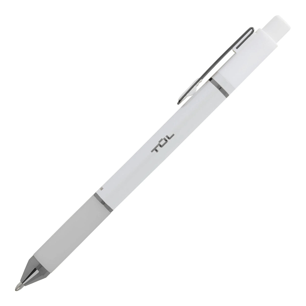 ®  Series Retractable Ballpoint Pens, Medium Point, 1.0 mm, Pearl White Barrel, Black Ink, Pack Of 12 Pens