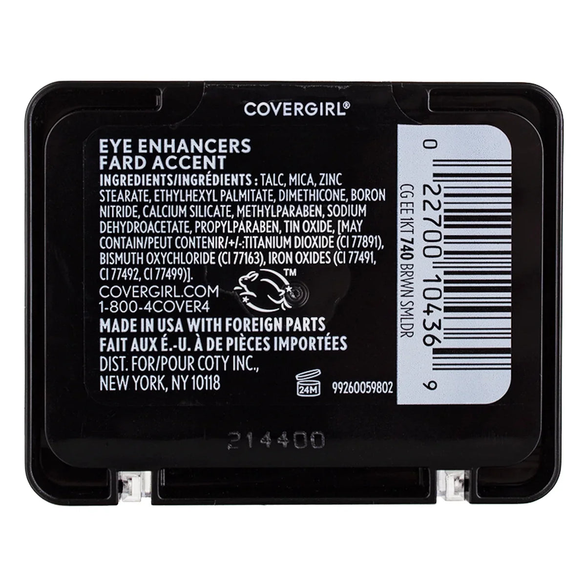 CoverGirl Eye Enhancers 1 Kit Eye Shadow, Brown Smolder [740] 0.09 oz (Pack of 3)