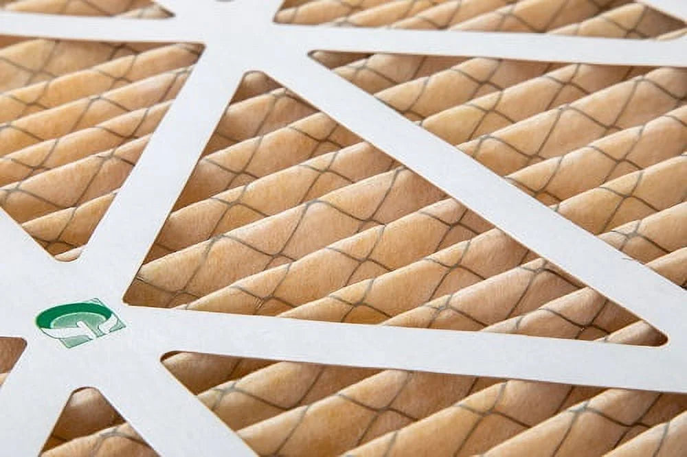 3 Pack of 20x24x2  11 Pleated 2" Inch Air Filters by Glasfloss. Actual Size: 19-3/8 x 23-3/8 x 1-3/4