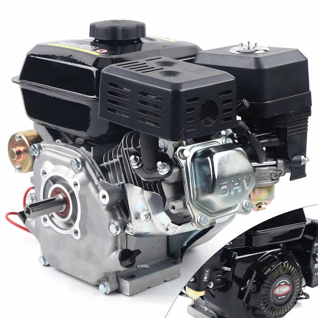 Gas Engine Electric 7.5  4-Stroke Log Splitter Start Side Shaft Motor Power 212CC 3600RPM Overhead Valve Design Industrial Grade  Gasoline Engine for Compressor Scarifier Lawnmower Pump Generator