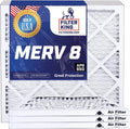 21x21x1 Air Filter | 4- |  8  Pleated  Furnace Filters | Actual Size 21 x 21 x .75