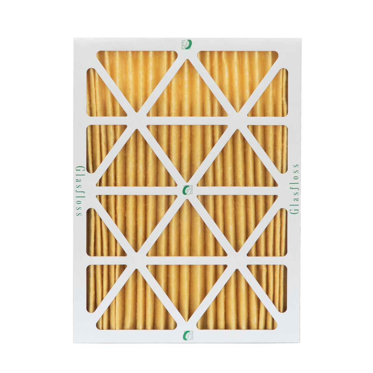 3 Pack of 20x24x2  11 Pleated 2" Inch Air Filters by Glasfloss. Actual Size: 19-3/8 x 23-3/8 x 1-3/4