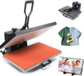 Anqidi 16" x 24" Clamshell Heat Press Machine -shirt Digital Sublimation Transfer Printer 0~250℃ Time  Pressure Adjustable