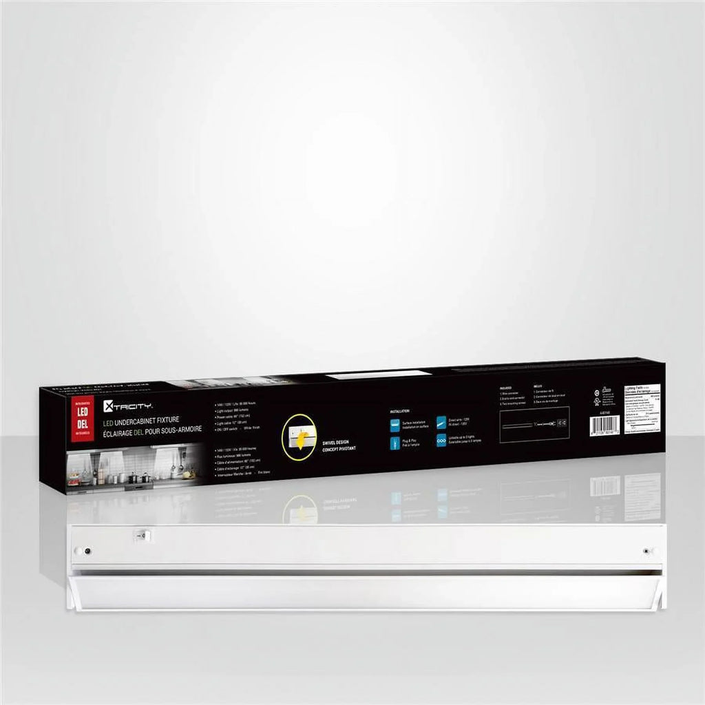 Xtricity - Dimmable  Under Cabinet Lighting, 24 '' Length, Swivel Concept, 14W, 3000K Soft White