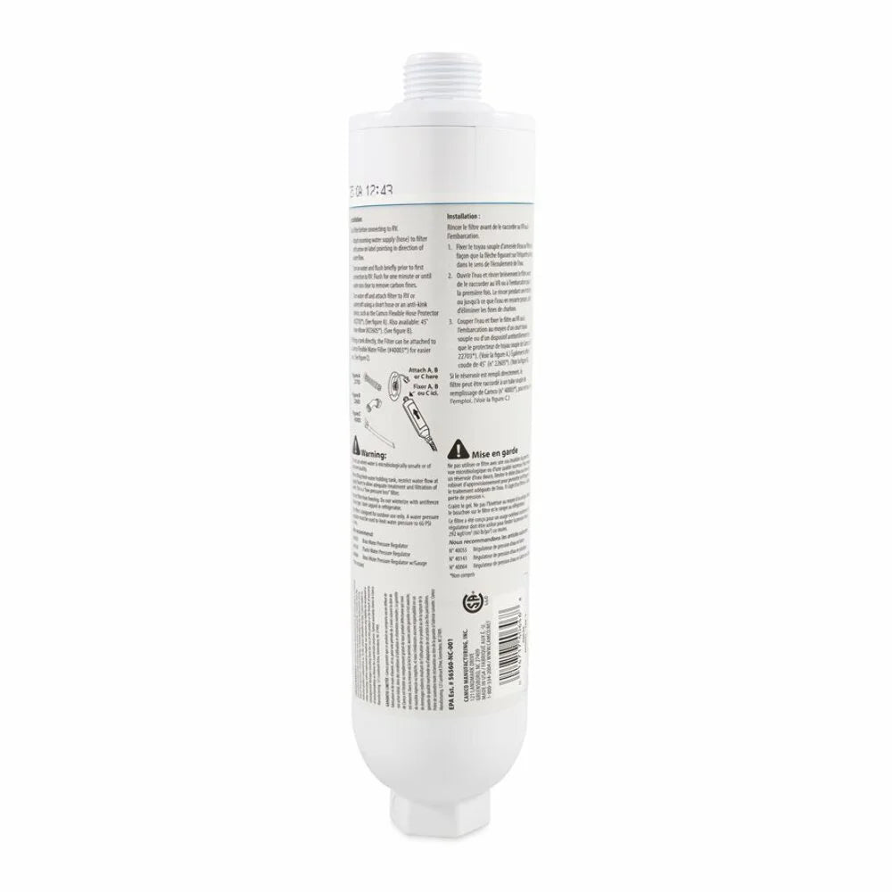Camco 40646 - TastePURE  2.5  White Water Filter