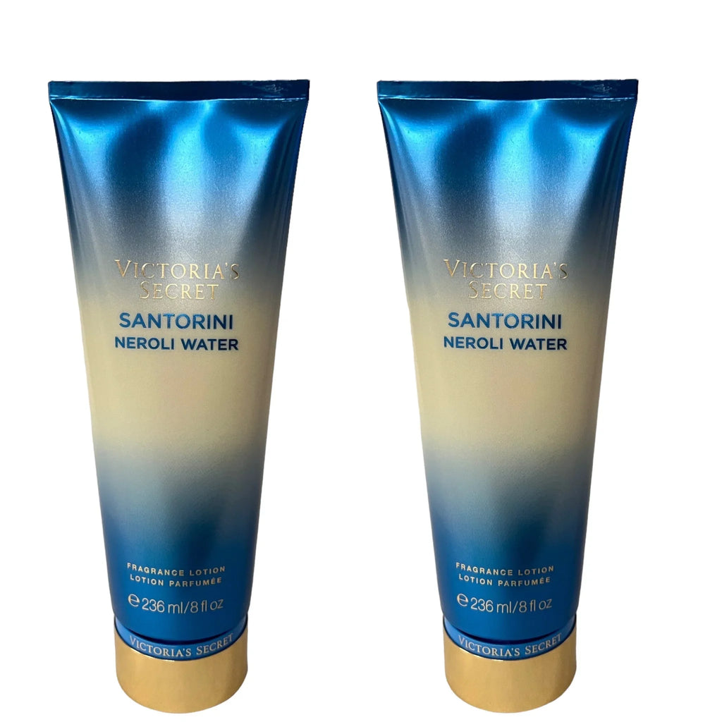 2 Victoria's Secret Santorini Neroli Water Fragrance Body Lotion 8 fl oz