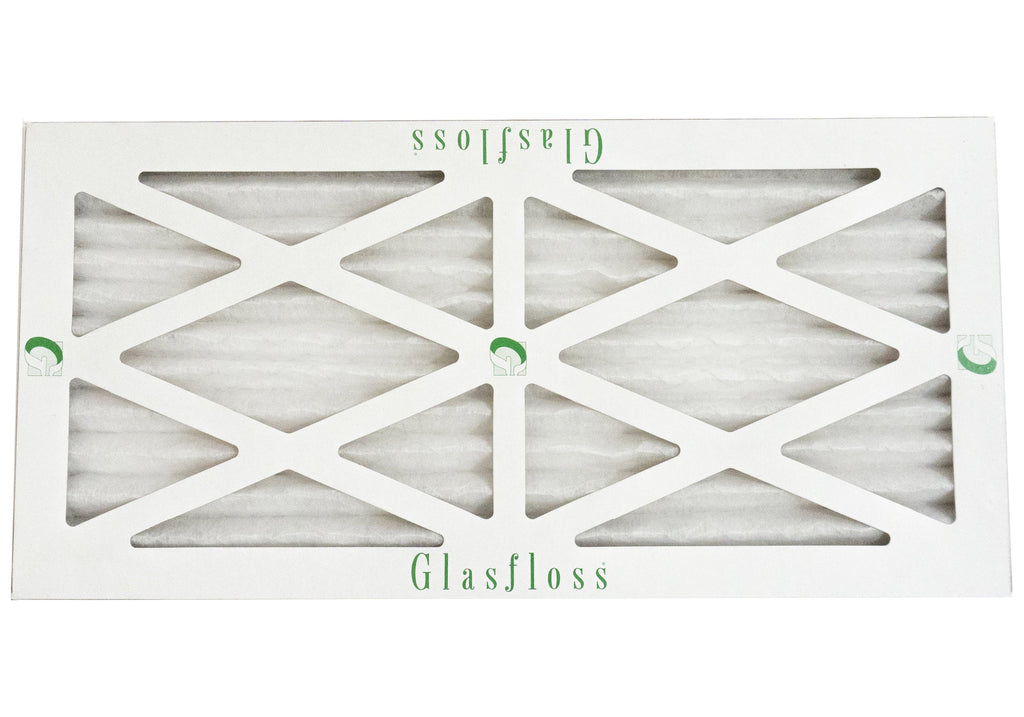 Glasfloss 10x16x1 -  10 -Qty:6 - Furnace Air Filter - Made in  (Actual Size: 9.5 x 15.5x7/8 inch)