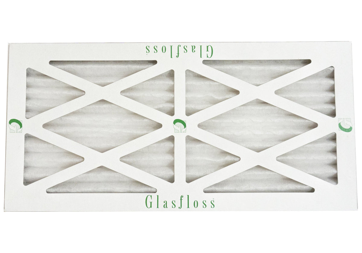 Glasfloss 10x16x1 -  10 -Qty:6 - Furnace Air Filter - Made in  (Actual Size: 9.5 x 15.5x7/8 inch)