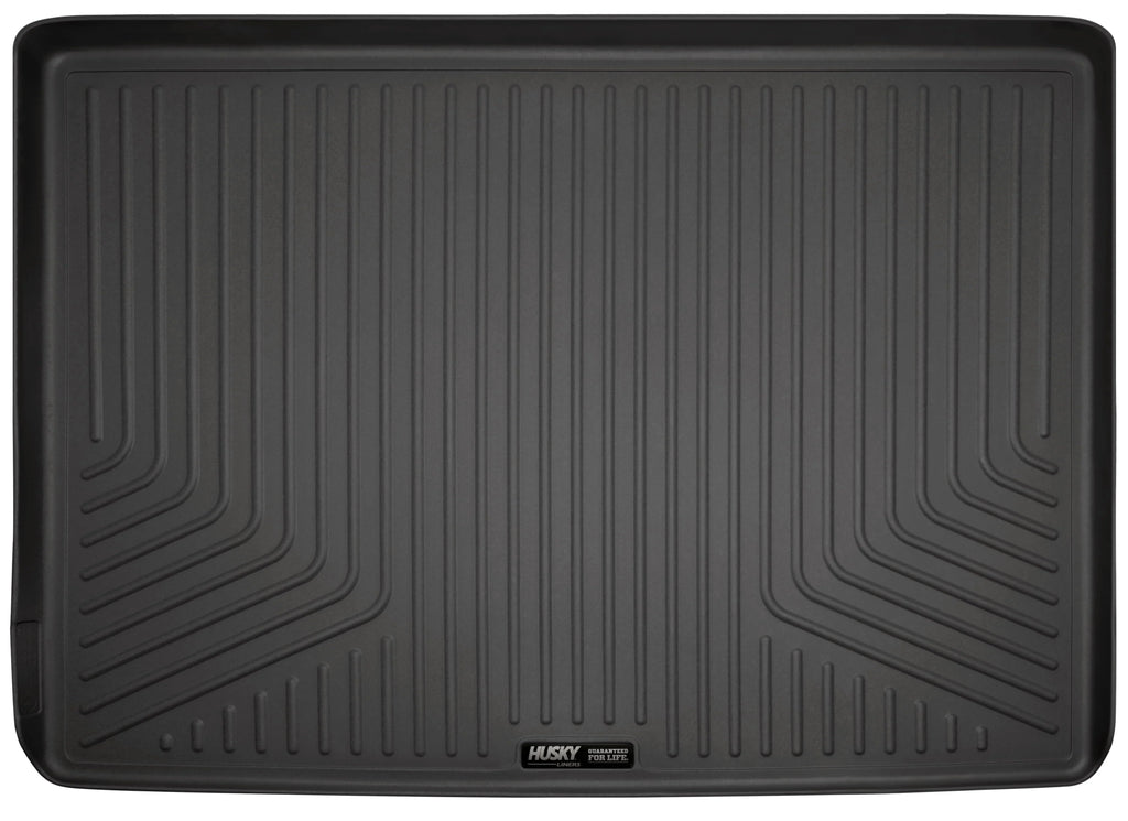 Husky by RealTruck - 28221 Compatible with 2015-19 Cadillac Escalade , 2015-19 Chevrolet Suburban, 2015-19  Yukon  Cargo Liner Behind 3rd Seat Black
