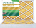 Filterbuy 16x24x1  11 Pleated   Furnace Air Filters (5-Pack)