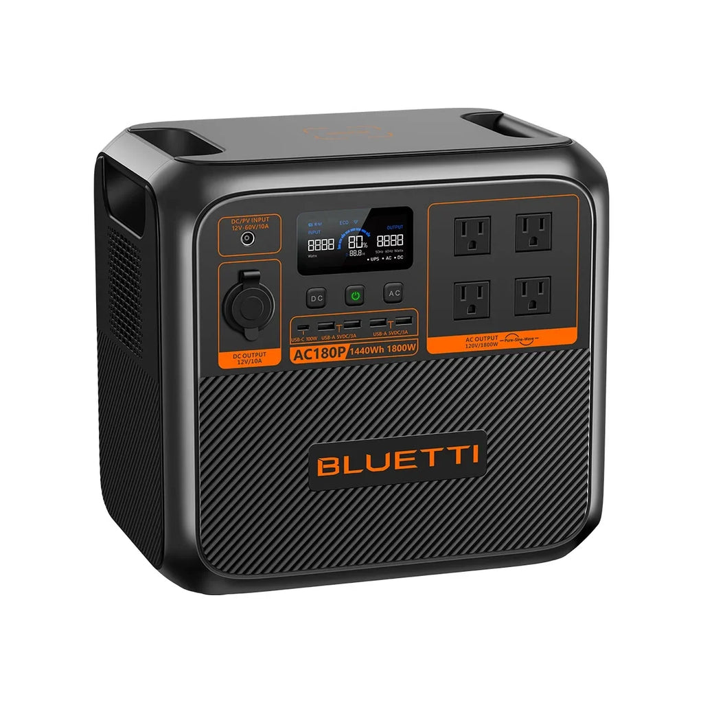 Bluetti  Power Station, 1440Wh | 1800W Portable Solar Generator for Off-Grid Living