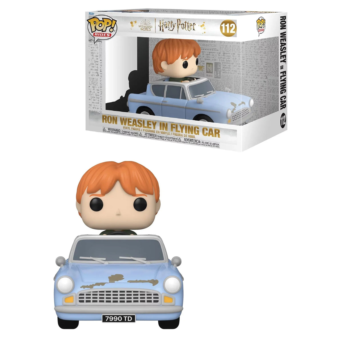 Funko ! Movies: Harry Potter The Chamber of Secrets 20th Anniversary Collectors Set - Includes: Gilderoy Lockheart, Hermione Granger With Mirror, & Ron Weasley In Flying Car