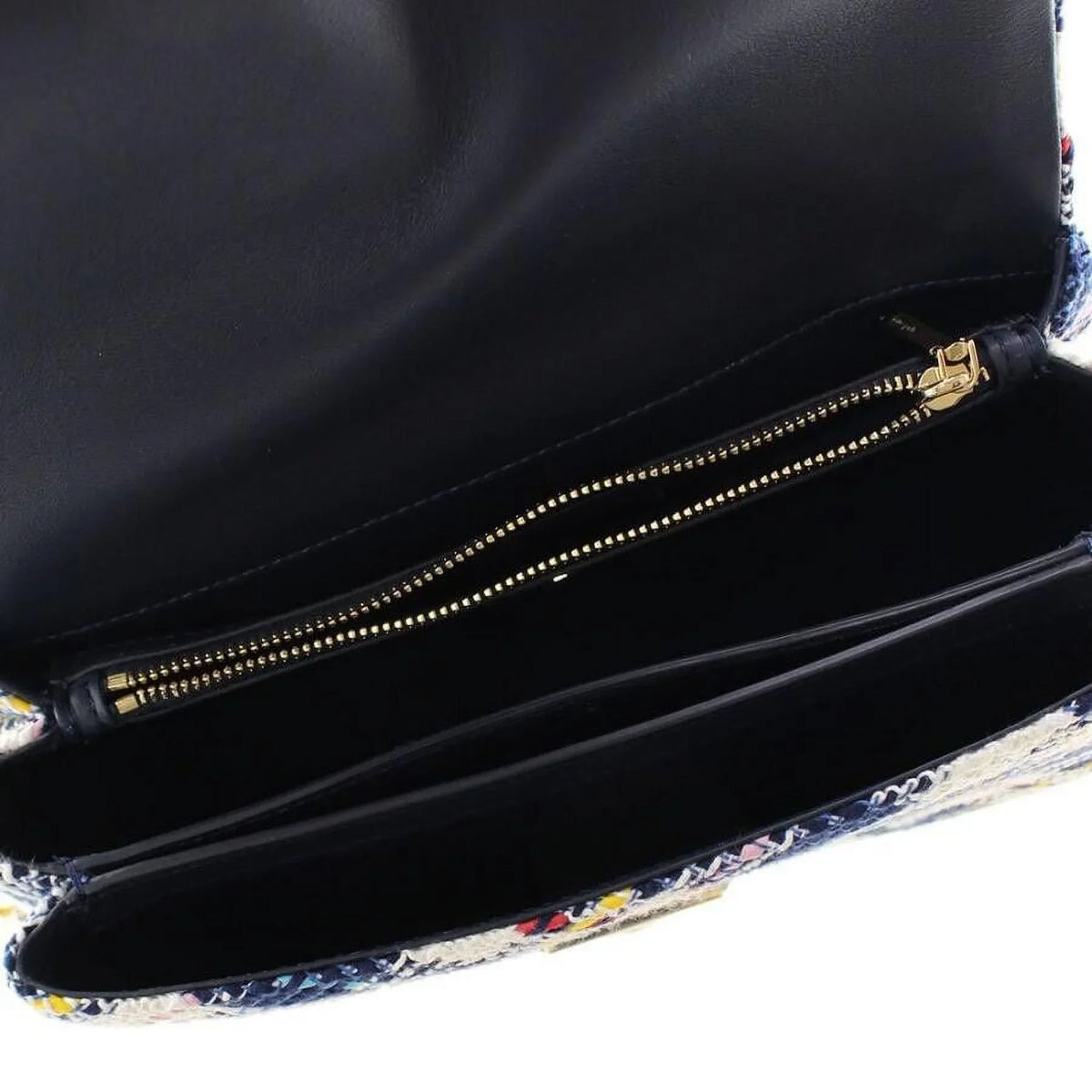 Kate Spade New York Carlyle Fabric Tweed Chain Medium Shoulder Bag Parchment