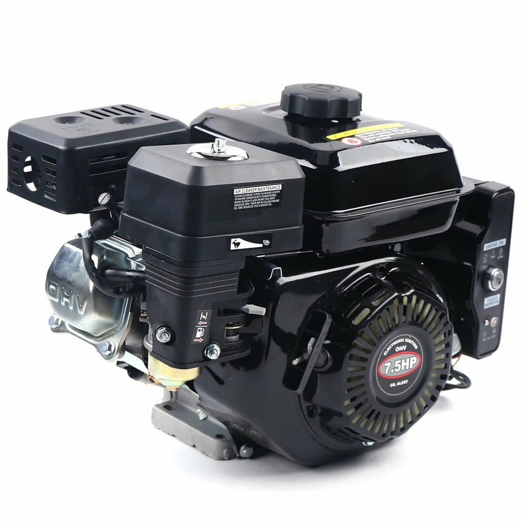 Gas Engine Electric 7.5  4-Stroke Log Splitter Start Side Shaft Motor Power 212CC 3600RPM Overhead Valve Design Industrial Grade  Gasoline Engine for Compressor Scarifier Lawnmower Pump Generator
