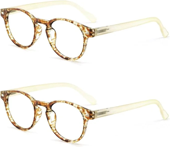 Lightweight Designer Acetate frame Stylish Reading Glasses For Women(Yellow,3.0)