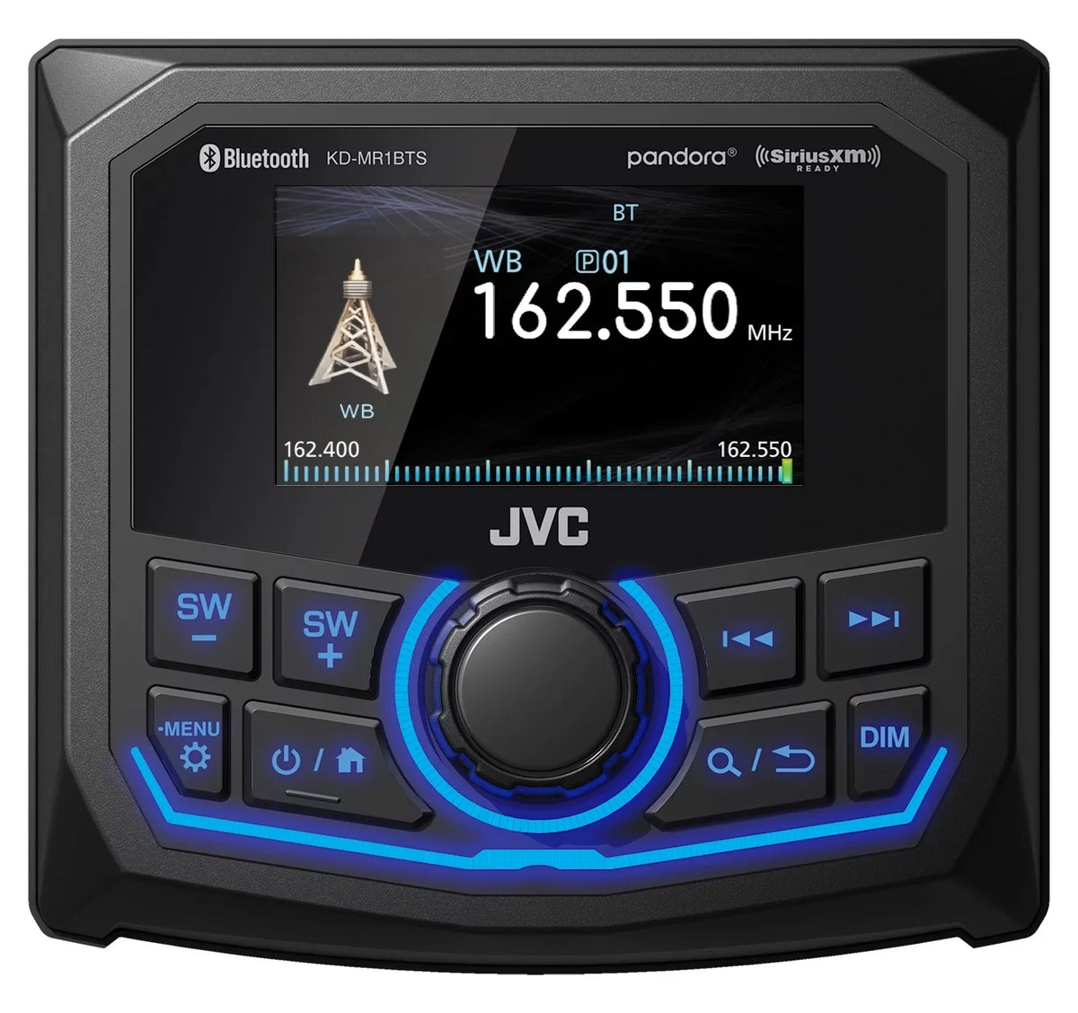'- Waterproof Radio Compatible With Stinger Marine  Universal Marine 3" Radio Dash Kit - White