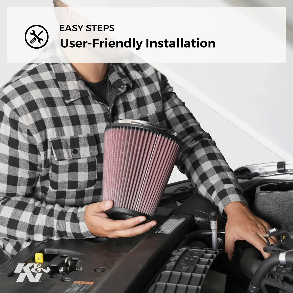 & Engine Air Filter: High Performance, Premium, Washable, Industrial Replacement Filter, Heavy Duty: -3680