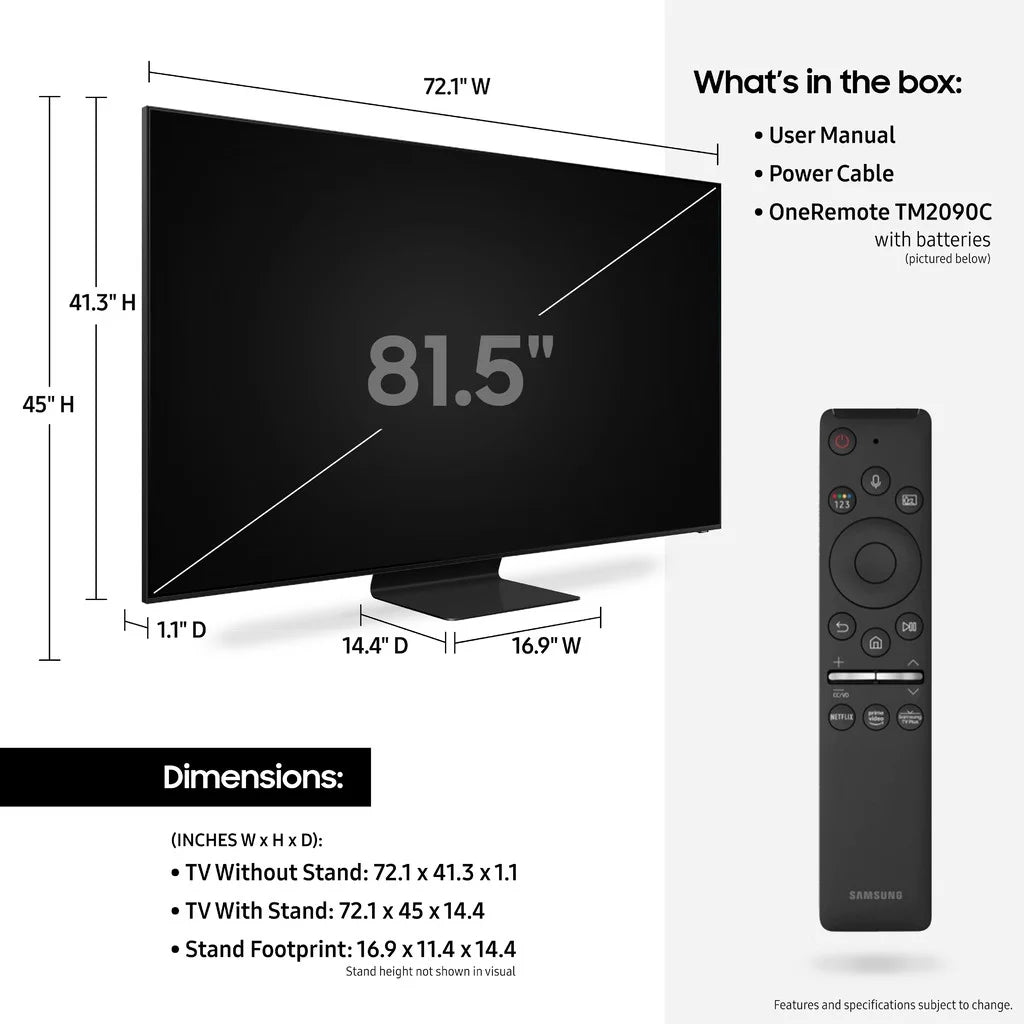 82” Class 8K Ultra  (4320P)  Smart    2020