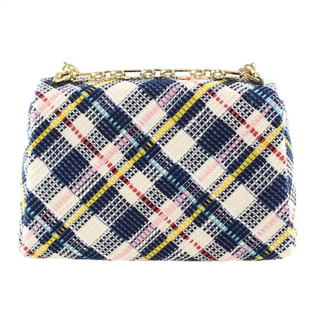 Kate Spade New York Carlyle Fabric Tweed Chain Medium Shoulder Bag Parchment