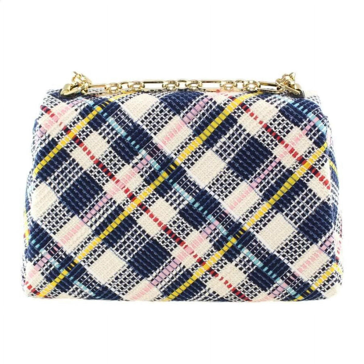 Kate Spade New York Carlyle Fabric Tweed Chain Medium Shoulder Bag Parchment