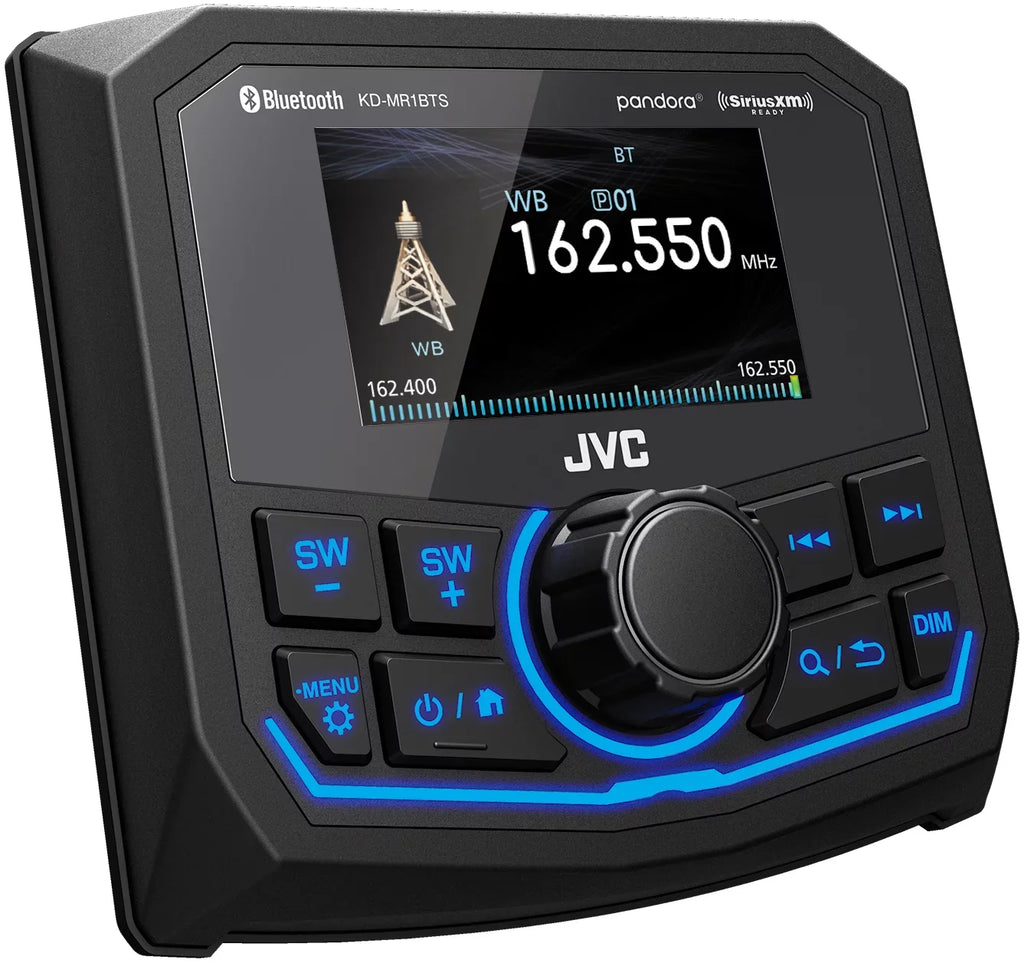 '- Waterproof Radio Compatible With Stinger Marine  Universal Marine 3" Radio Dash Kit - White