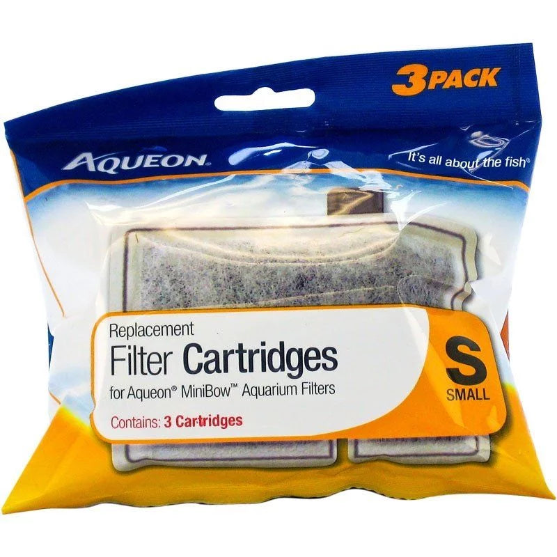 Aqueon QuietFlow Replacement Filter Cartridge Small (3/) (4 Packages)
