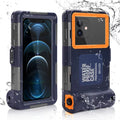 UrbanX Professional [15m/50ft] Swimming Diving Surfing Snorkeling Photo Video Waterproof Protective Case Underwater Housing for Lava + And all Phones Up to 6.9 Inch  with Lanyard